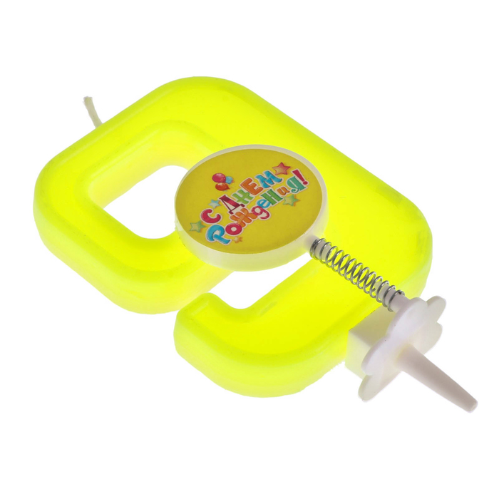 Свеча цифра "9"