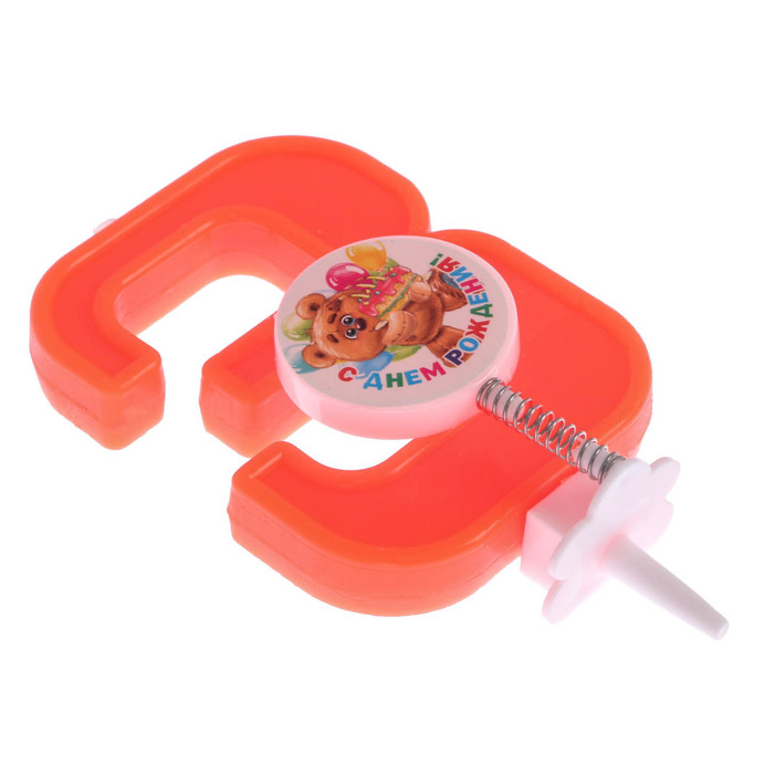 Свеча цифра "3"