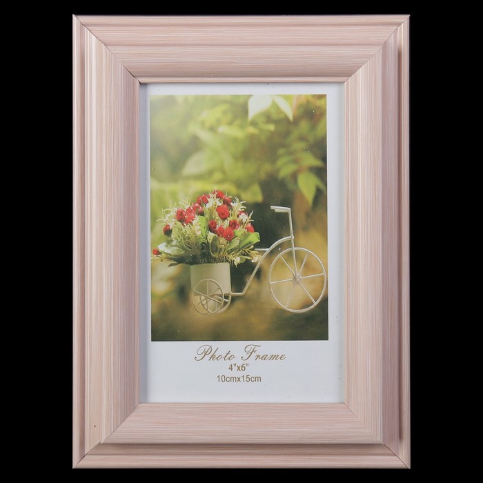 Фоторамка пластик 10х15 см "Розовая пастила"