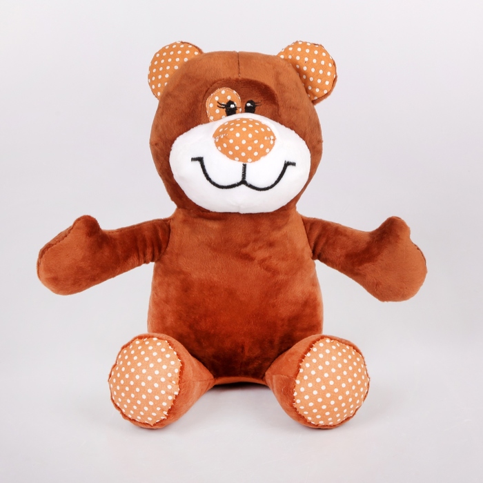 Мягкая игрушка "Мишка Пятнашка", 30 см