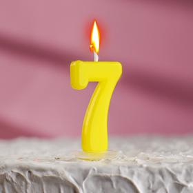 

Свеча в торт на шпажке, цифра 7, МИКС, 4.5х2.5 см