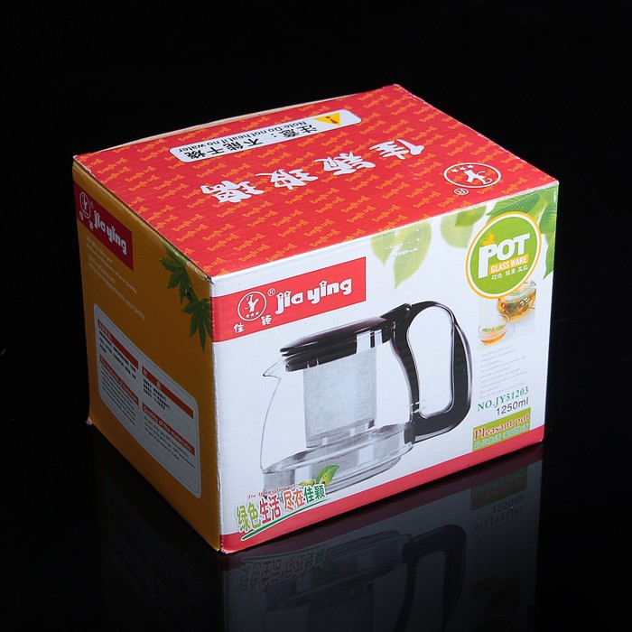 Чайник заварочный 1,28 л "Душевность", цвета МИКС