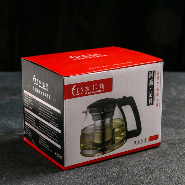 Чайник заварочный 1,28 л "Душевность", цвета МИКС