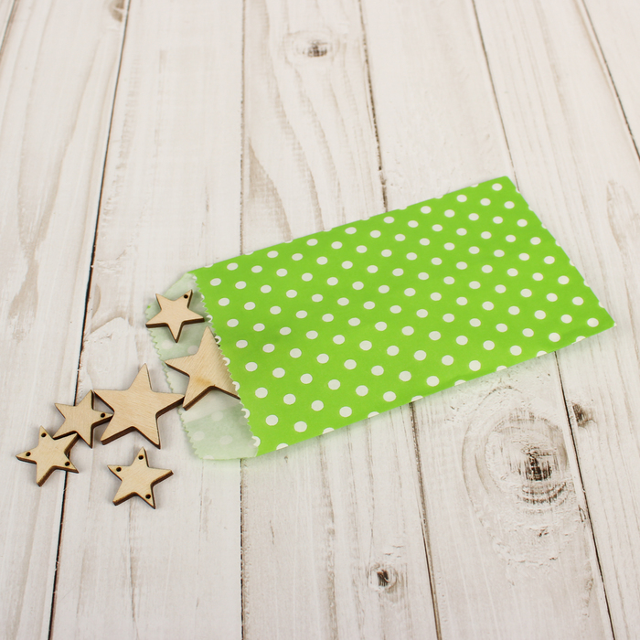 Пакет фасовочный "Горошек на зелёном", 8 х 15 см