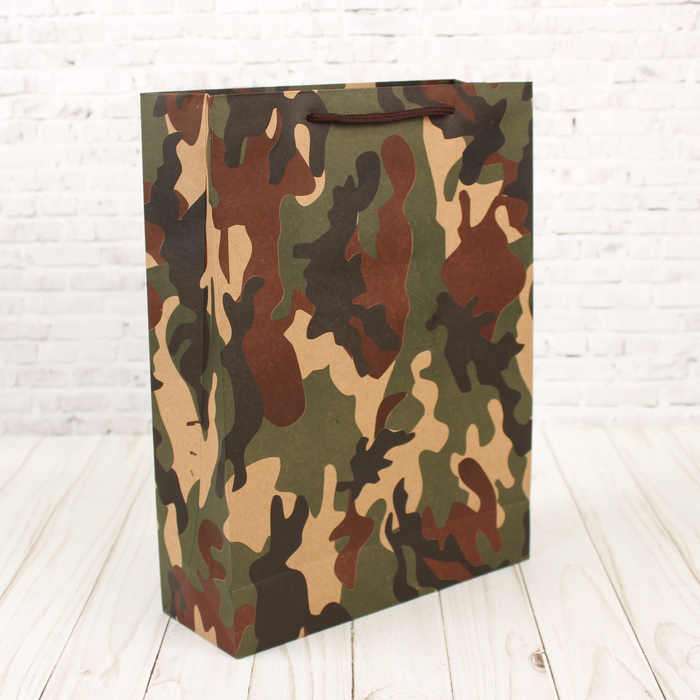 Пакет крафт "Мужской" 36,5 х 275 х 8 см