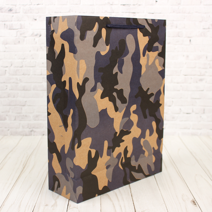 Пакет крафт "Мужской", 27,5 х 8 х 36,5 см