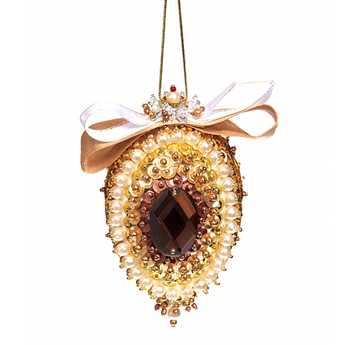 Новогодняя шишка "Карамель"