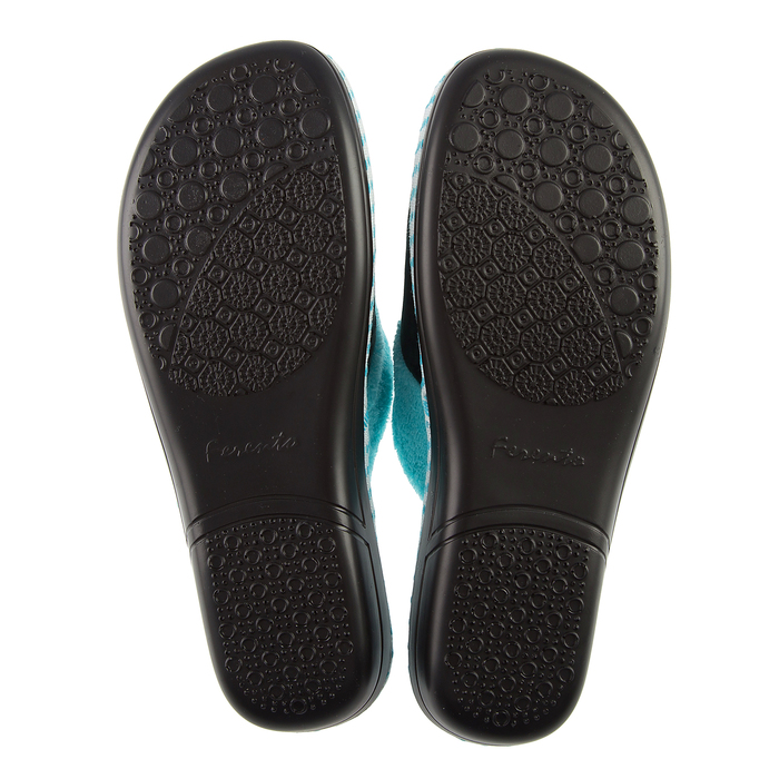 Тапочки женские арт. HL51684, цвет бирюзовый, размер 39