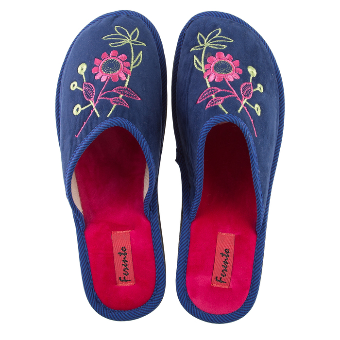Тапочки женские арт. HL51680, цвет синий, размер 37
