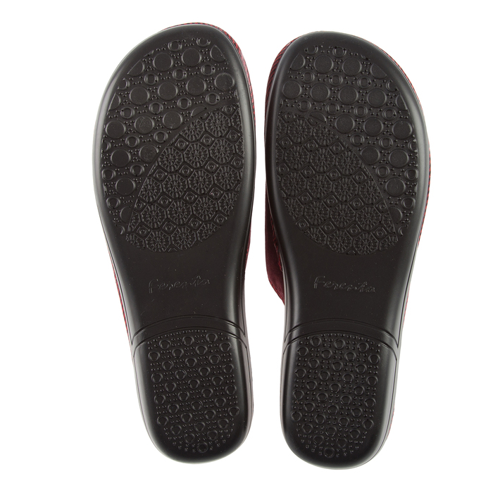 Тапочки женские арт. HL51680, цвет бордовый, размер 36