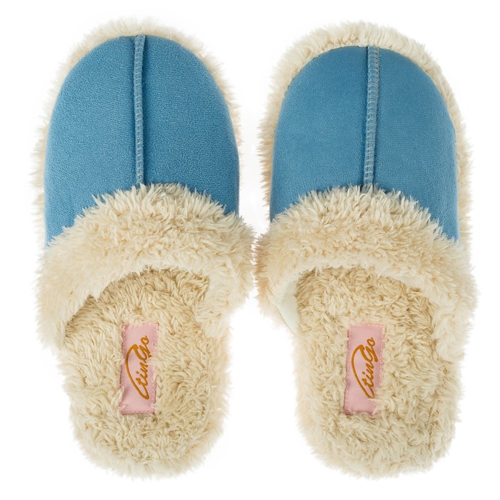 Тапочки женские арт. HL7-3257, цвет голубой, размер 39