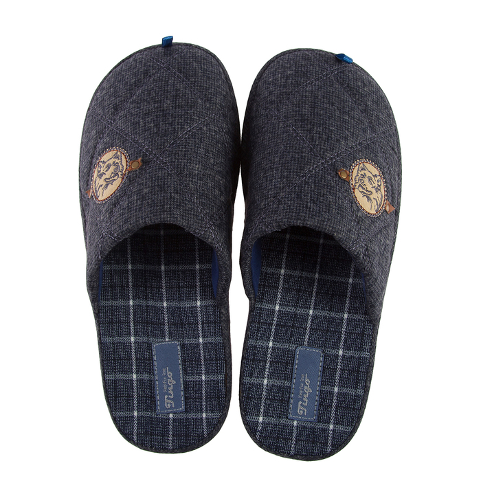 Тапочки мужские арт. HM9-2770, цвет синий, размер 42