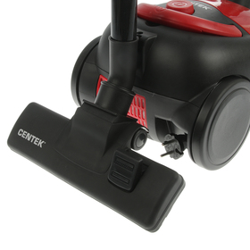 

Пылесос Centek CT-2518, 1800/350 Вт, 1.5 л, красно-черный