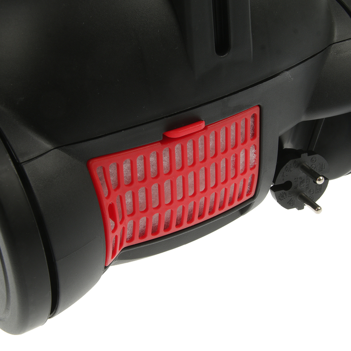 Пылесос Centek CT-2518, 1800 Вт, мощность всасывания 350 Вт, 1.5 л, красно-черный
