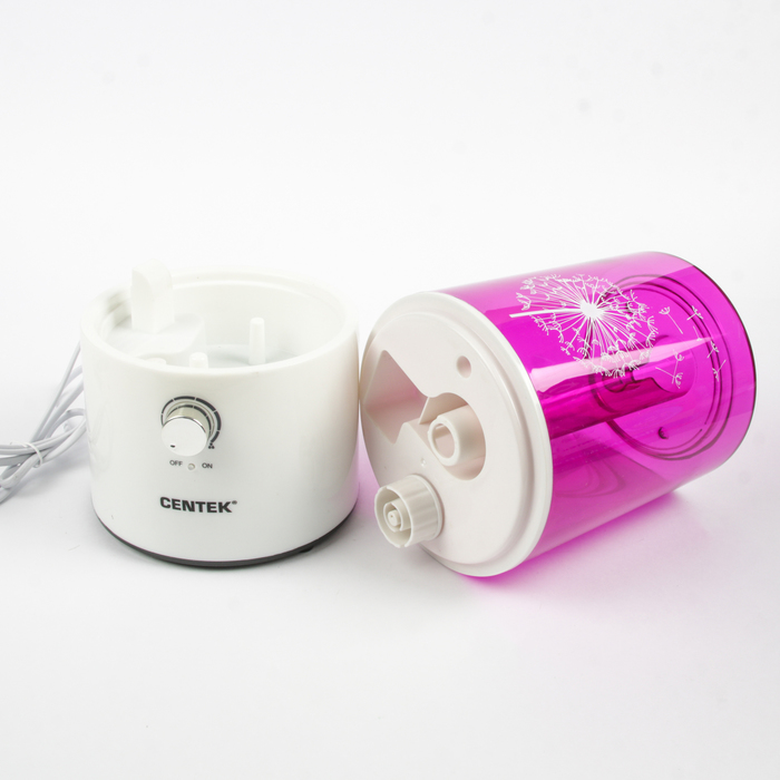 Увлажнитель воздуха Centek СТ-5101, ультразвуковой, 25 Вт, 2.5 л, фиолетовый