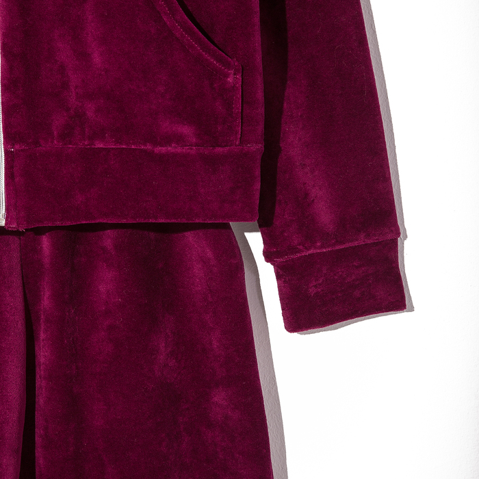 Комплект женский (джемпер, брюки) м-294, цвет бордовый, р.42, рост 164