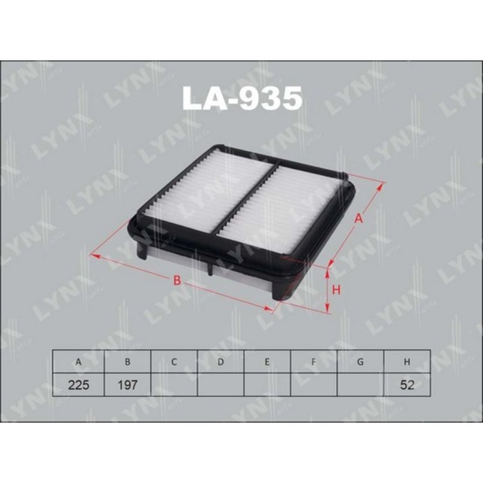 Фильтр воздушный LYNX LA935