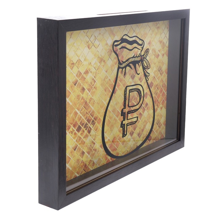 Рамка-копилка "Богатство" 30х40 см