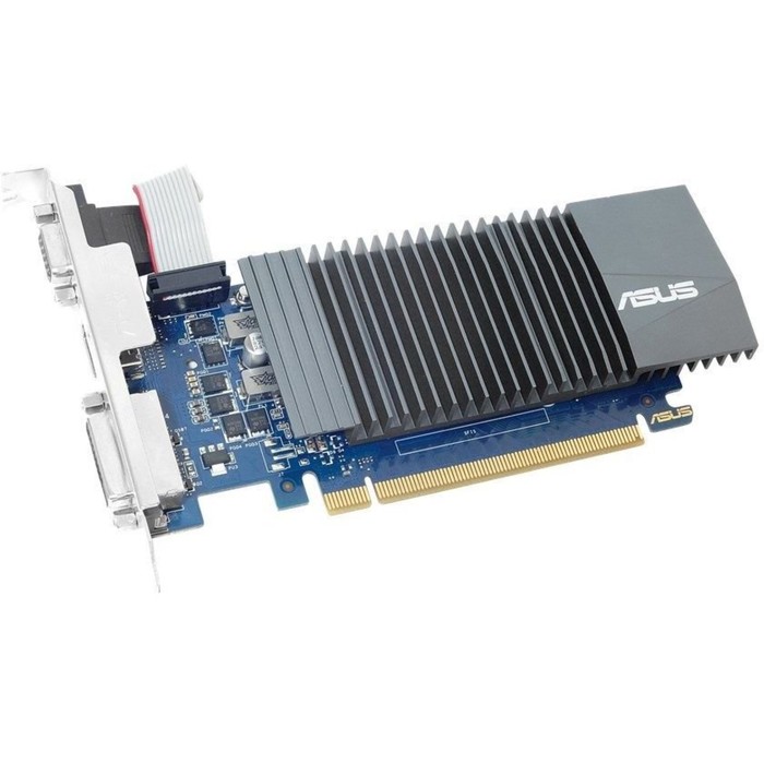 Видеокарта Asus GeForce GT 710 (GT710-SL-2GD5) 2G, 64bit, GDDR5, 954/5012, Ret