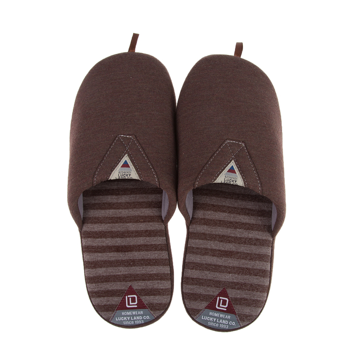 Тапочки мужские арт. 2623 M-ASC-W, цвет коричневый, размер 41