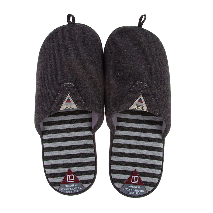 Тапочки мужские арт. 2623 M-ASC-W, цвет серый, размер 41