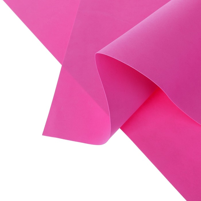 Фоамиран набор 10 листов 50х50, 1 мм "Фуксия" (f03)