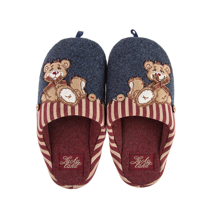 Тапочки детские арт. 1474 K-DS-W, цвет синий, размер 32