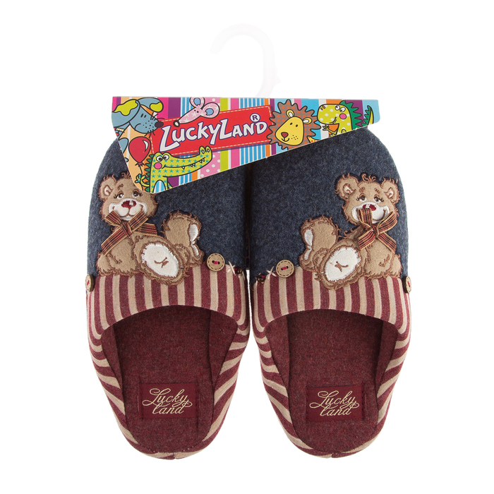 Тапочки детские арт. 1474 K-DS-W, цвет синий, размер 32