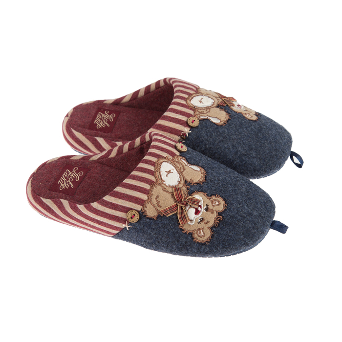 Тапочки детские арт. 1474 K-DS-W, цвет синий, размер 33