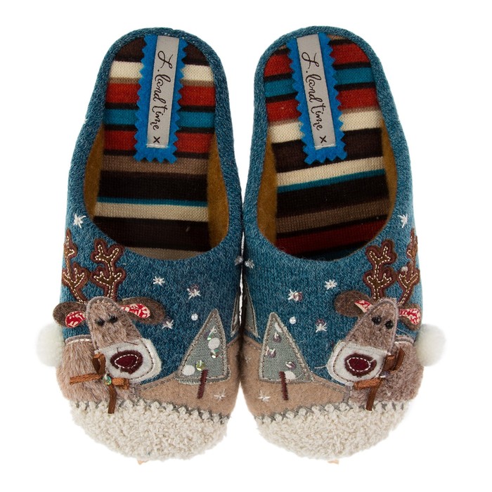 Тапочки детские арт. 2629 K-DS-W, цвет голубой, размер 31