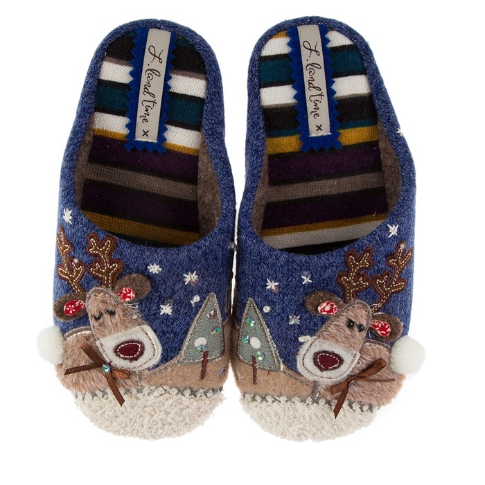 Тапочки детские арт. 2629 K-DS-W, цвет синий, размер 32