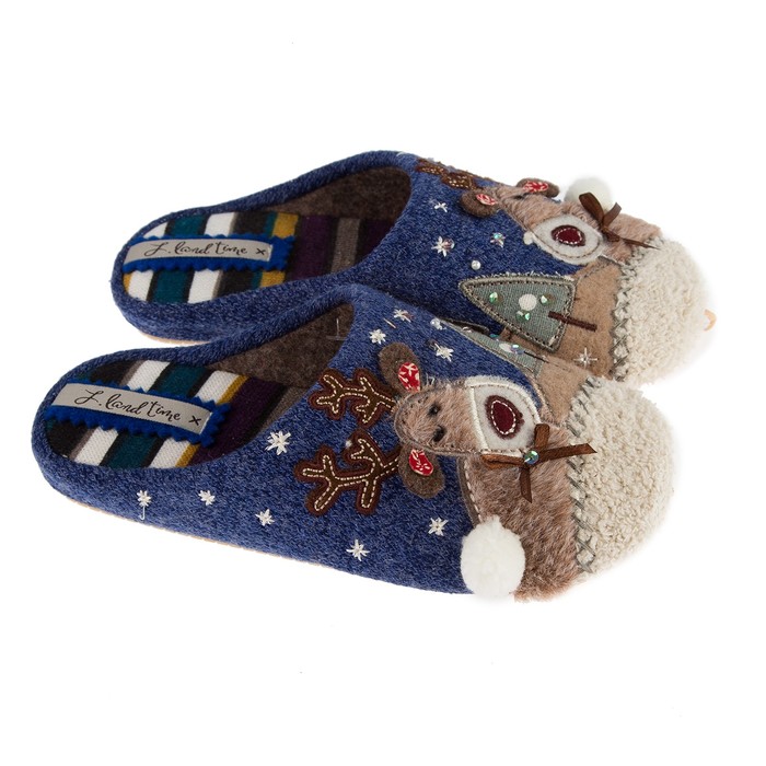 Тапочки детские арт. 2629 K-DS-W, цвет синий, размер 33