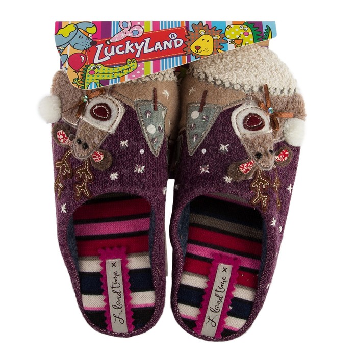 Тапочки детские арт. 2629 K-DS-W, цвет фиолетовый, размер 33