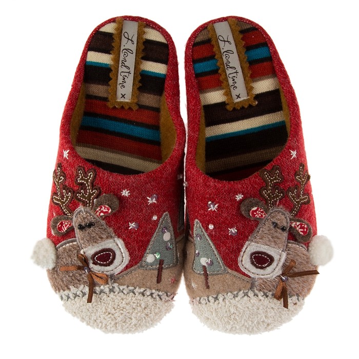 Тапочки детские арт. 2629 K-DS-W, цвет красный, размер 30