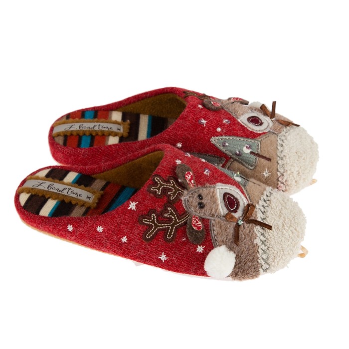 Тапочки детские арт. 2629 K-DS-W, цвет красный, размер 30