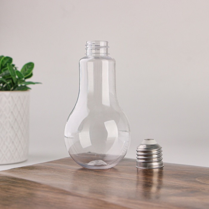 Бутылочка для хранения «Лампочка», 200 мл, цвет прозрачный
