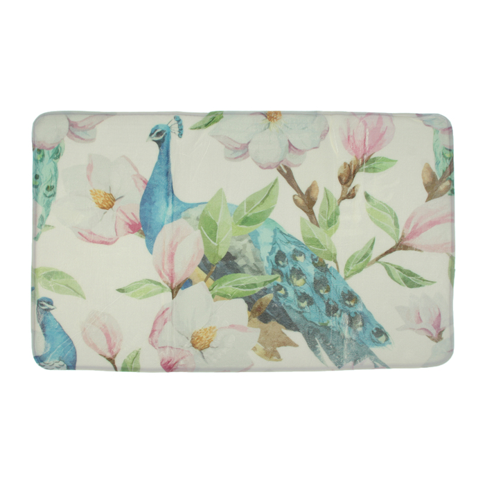Коврик для ванной "Экзотика птицы", дизайн МИКС