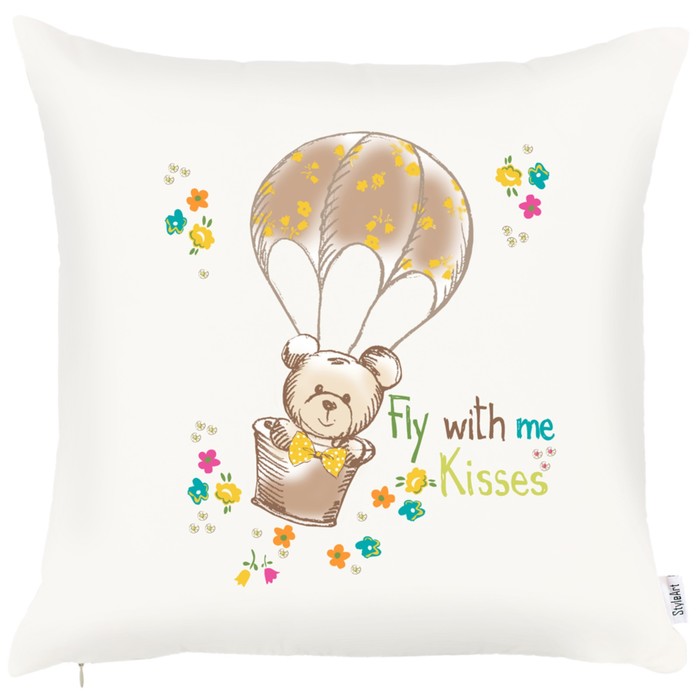 Чехол для подушки "Мишки Teddy", размер 45х45 см