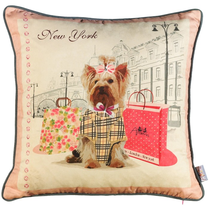 Чехол для подушки "Йоркшир Дарси", размер 45х45 см