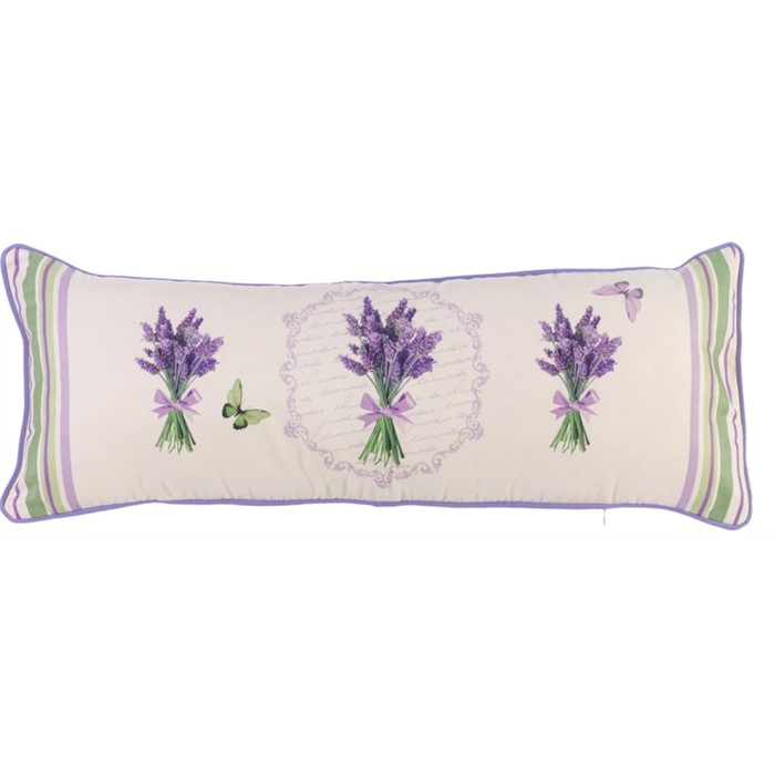 Чехол для подушки "Букет лаванды", размер 25х70 см