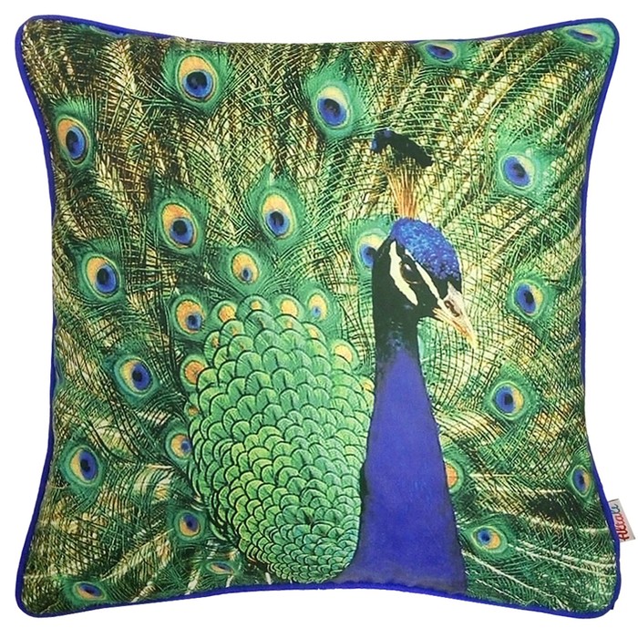 Чехол для подушки "Павлин", размер 45х45 см