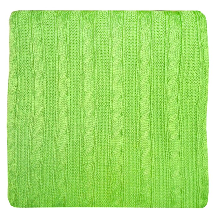 Плед вязаный "Лесной уголок", размер 200х220 см