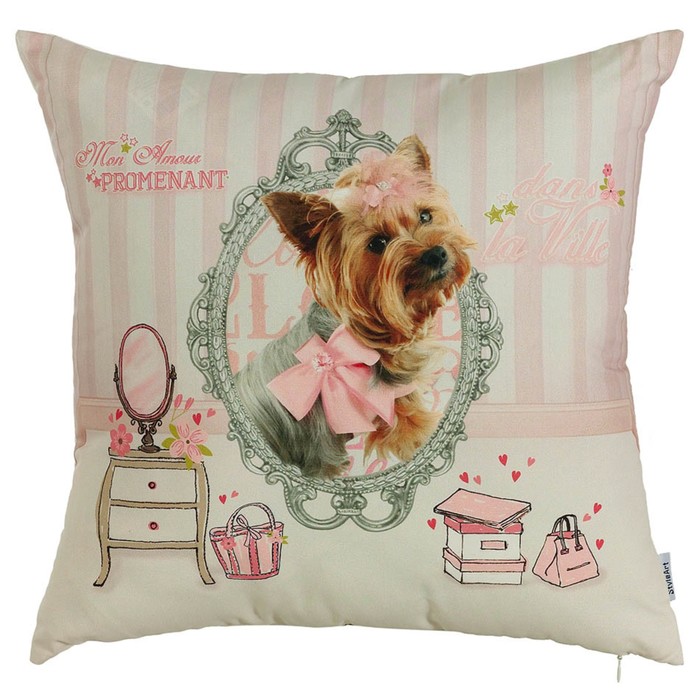 Чехол для подушки Cats&amp;Dogs, размер 45х45 см