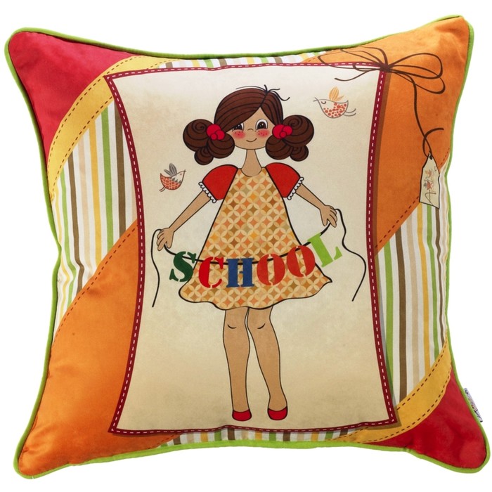 Чехол для подушки "Беззаботное детство", размер 45х45 см