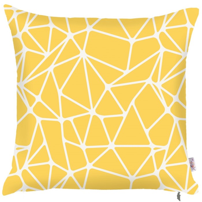 Чехол для подушки Yellow scandi, размер 43х43 см