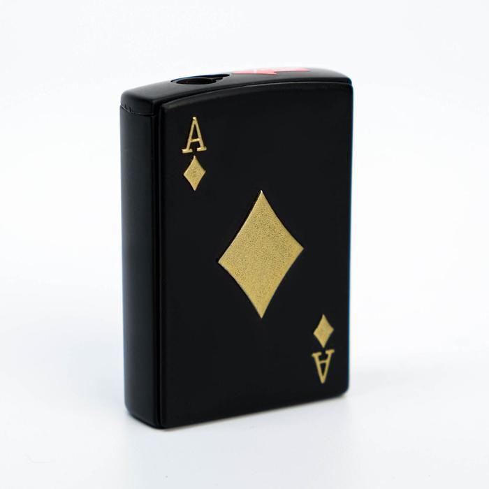 Зажигалка «Масть», металл,3.5х5.5 см, микс