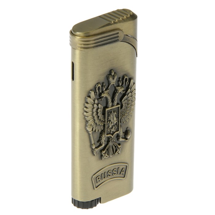 Зажигалка мужская Russia, пьезо, 2.5х7 см