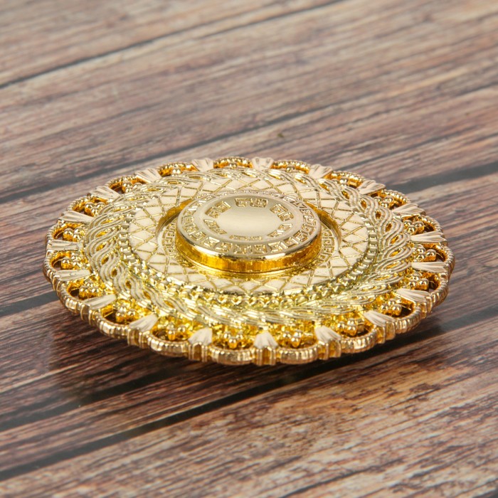 Спиннер "Орнамент" под дерево, золото 7*7*1,5