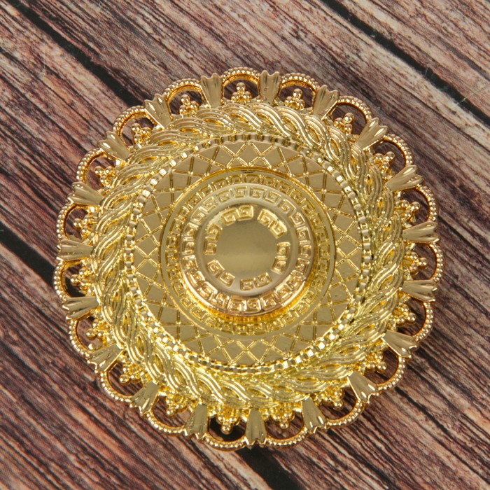 Спиннер "Орнамент" под дерево, золото 7*7*1,5