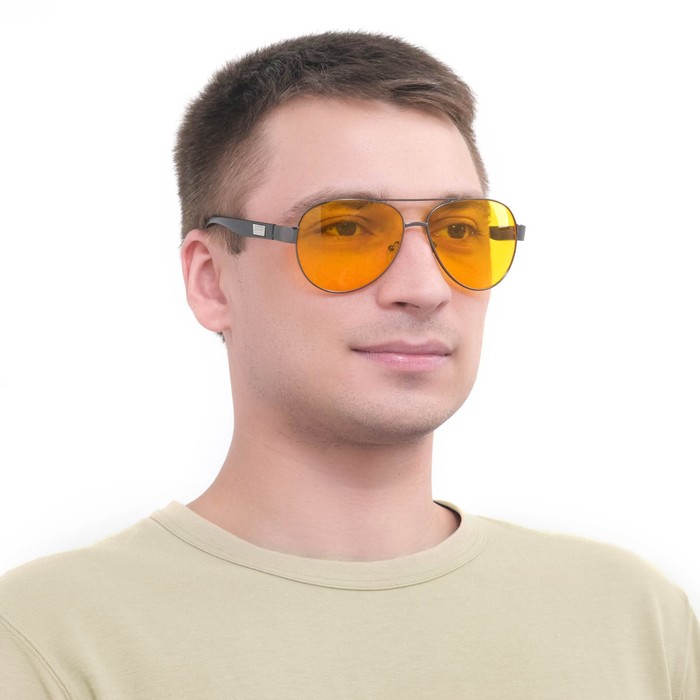 Очки солнцезащитные водительские поляризационные "Мастер К", 4х14 см,, микс